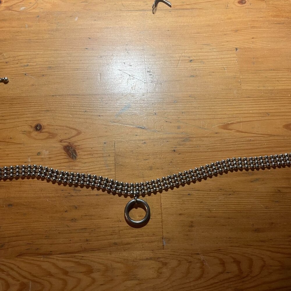 Silver choker